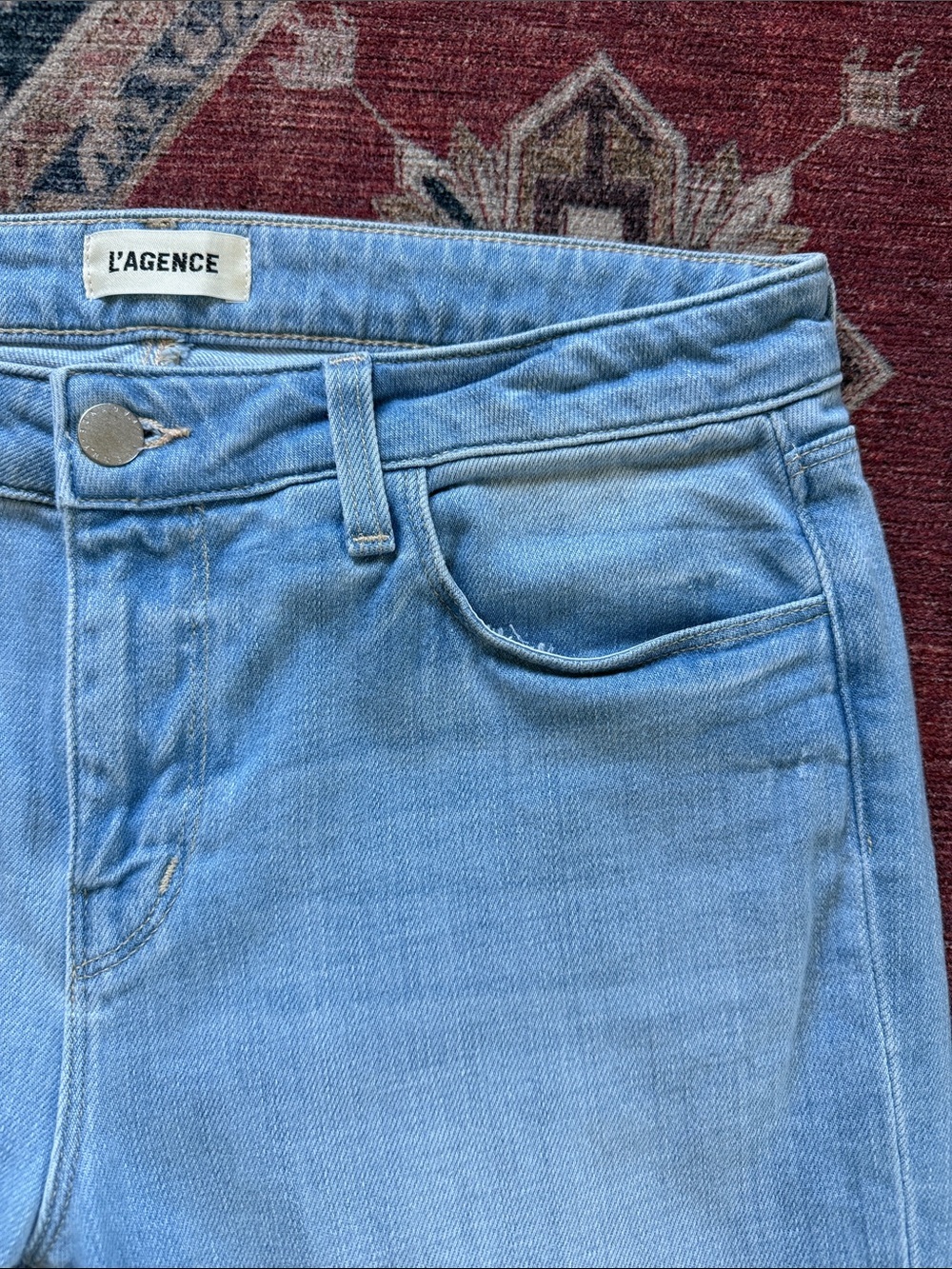 L’AGENCE Low Rise Sneeki Jeans Size 28 - Picture 8 of 12